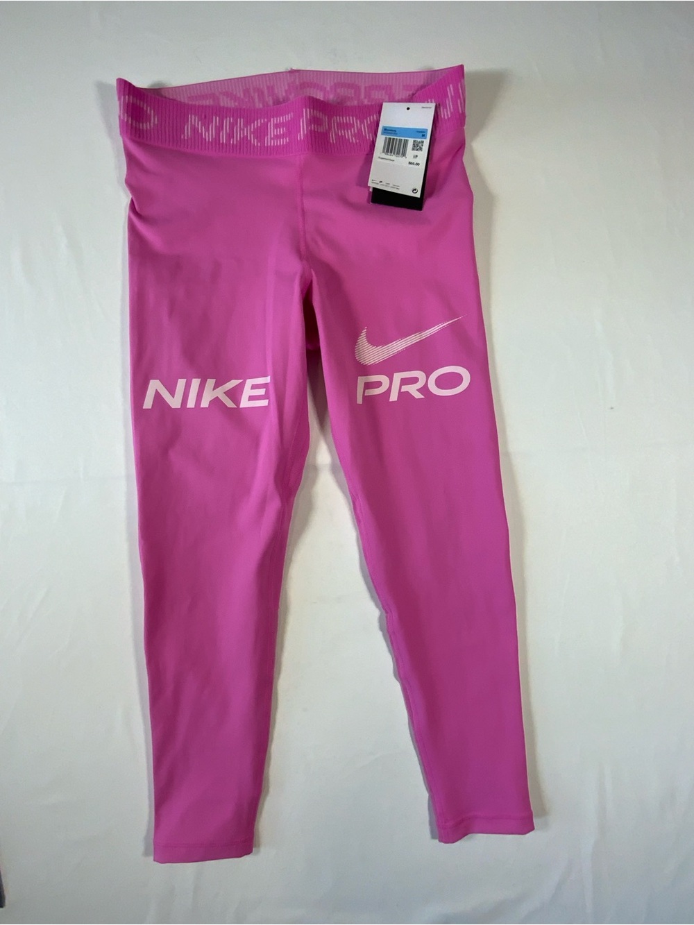 Nike Women’s Hot Pink Logo Performance Leggings